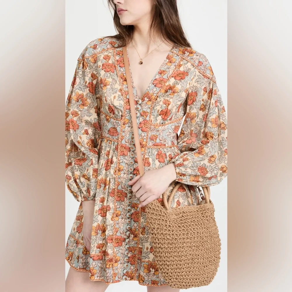 New | Hat Attack (Revolve) Daily Crossbody Bag ~ Toast - Picture 3 of 5